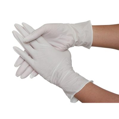 Găng tay cao su nitrile/ latex